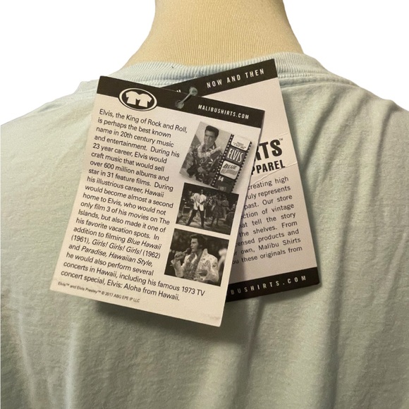 Elvis Presley Elvis in Blue Hawaii Malibu Shirts Light Blue Large NWT - Picture 9 of 13